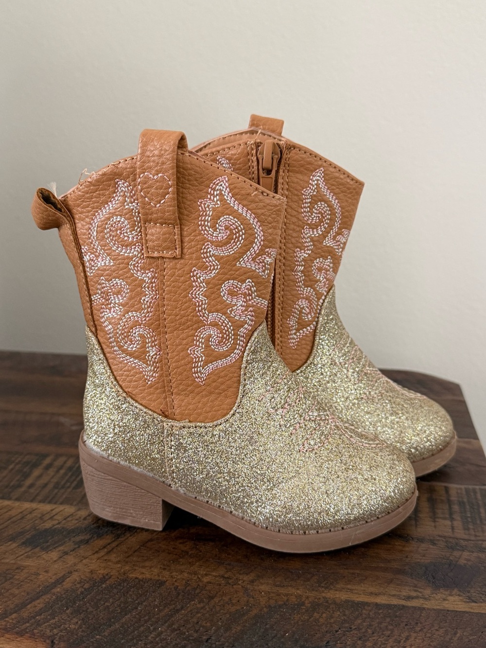 Toddler Glitter Cowgirl Boots